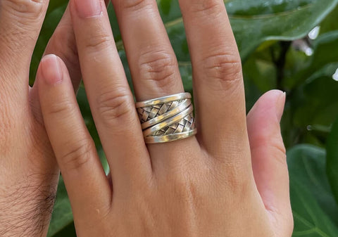 Adjustable Hand-Woven Unisex Ring