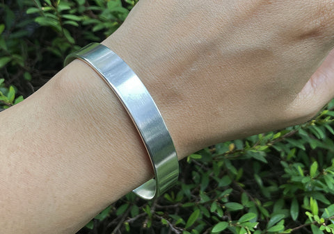 Natalie Bangle worn on the wrist, styled for casual everyday wear