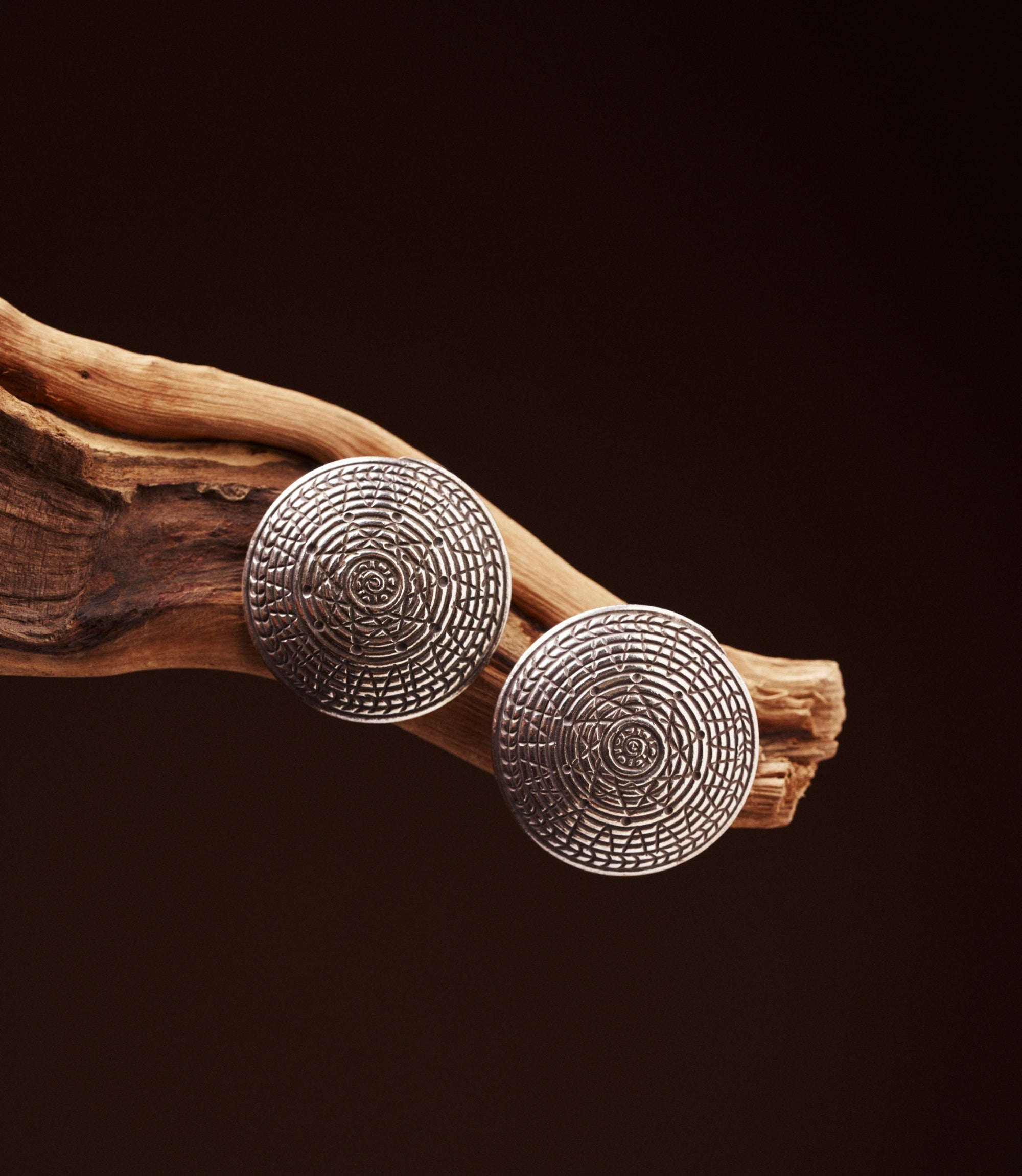 Lawana Stud Earrings in pure silver, classic polished stud design by Hill To Street