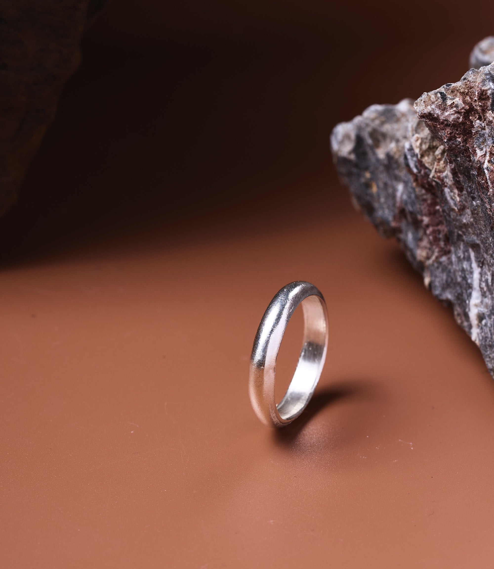 Hill to Street handcrafted pure silver band ring, from hill tribe artisans to modern street style