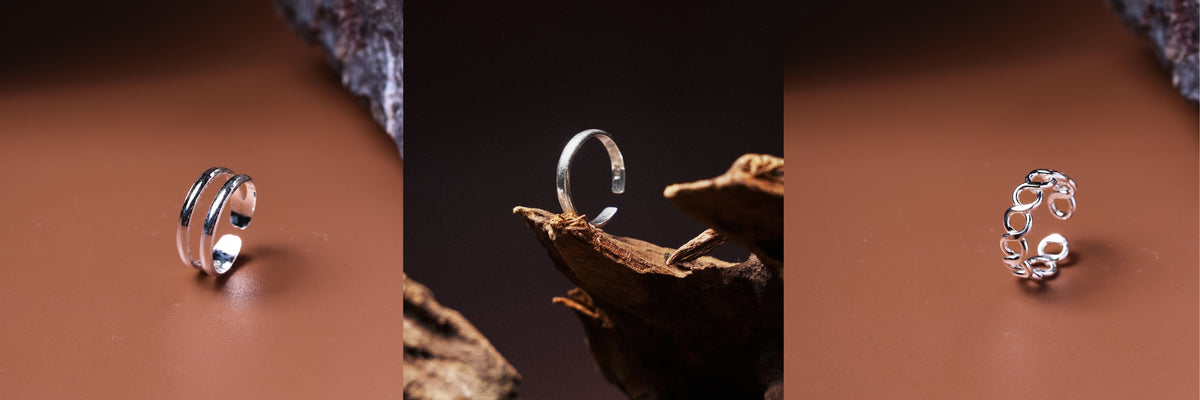 Silver Toe Rings