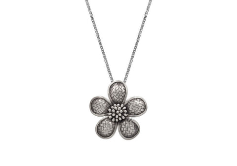 Big daisy pendant necklace