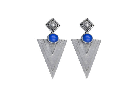 Pair of Neelu statement earrings from Hill to Street