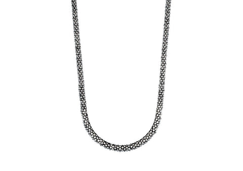 Silver tiny ball beads necklace